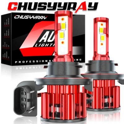 Pair White H13 9008 Headlight  High/Low Beam for PONTIAC Torrent 2006 - 2009 - Image 1 of 4