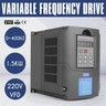 2HP 1.5KW VFD VARIABLE FREQUENCY DRIVE INVERTER LOAD CAPABILITY PERFECT MOTOR