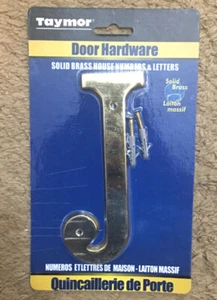 Taymor Elegante Ottone 6" Casa Lettere Ottone Massello Lettera J Nuovo Vecchio Stock - Foto 1 di 1