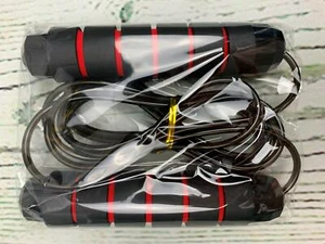 Jump Rope Tangle Free Rapid Speed Jumping Rope Cable Ball Bearings Women Men - Picture 1 of 2