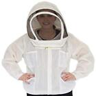Ultra Breeze Large Beekeeping Jacket with Veil, 1-Unit, White 