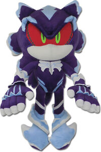 Sonic the Hedgehog MEPHILES PLUSH The Dark Type 10" inch NEW AUTHENTIC 