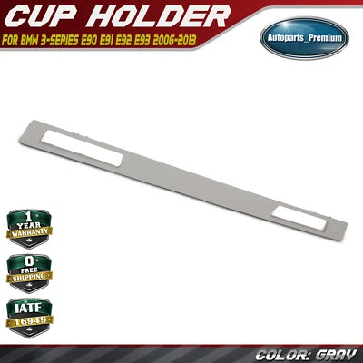 Gray Cup Holder Trim Surround Panel for BMW E90 E91 E92 E93 3-Series 51457138799 - Image 1 of 4