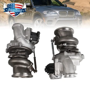 Brand New Pair Turbo Turbochargers for BMW X6 x Drive 50i (E71) N63 N63B44 - Picture 1 of 17