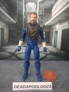 HASBRO MARVEL LEGENDS CUSTOM DEADPOOL & WOLVERINE F4 JOHNNY STORM HUMAN TORCH - Picture 1 of 16