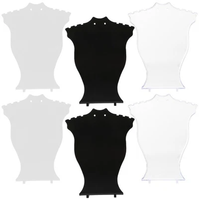 6pcs Halskette Display Bust Ständer Praktische Halskette Display Stand Desktop - Bild 1 von 4