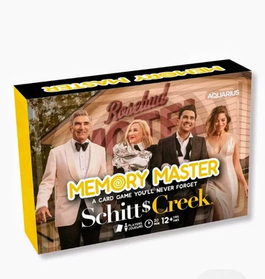 New. Schitts Creek Memory Master Game 4 Players Official Card Game By Aquarius - Image 1 of 4
