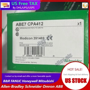 1 pezzo nuovo modulo PLC Schneider ABE7CPA412 ABE7 CPA412 spedizione veloce IVA gratuita USA - Foto 1 di 2