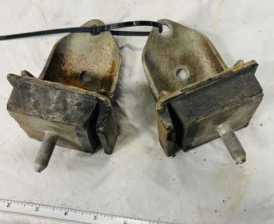 1960-1965 COMET FALCON MUSTANG MOTOR MOUNTS 6 CYLINDER RANCHERO FORD OEM - Image 1 of 4