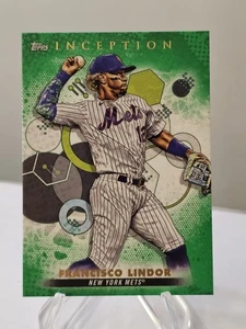 2022 Topps Inception Francisco Lindor Green Parallel Card # 36 - Picture 1 of 2