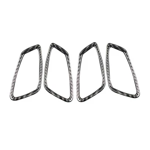 For BMW E90 E92 320i 325i 328i Carbon Fiber Car Interior Door Handle Frame Trim - Picture 1 of 7