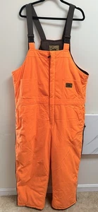 Salopette da caccia Duxbak uomo XL Blaze arancione isolata bavaglini zip tasche gambe - Foto 1 di 9
