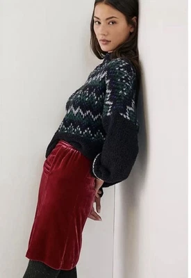 Minifalda ANTHROPOLOGIE Montie Velvet nueva con etiquetas Foto 1 de 4