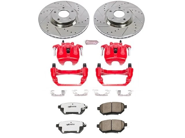 Kit de pastillas de freno delanteras y rotor para Nissan Murano QJ964VH 2006-2007 Foto 1 de 1