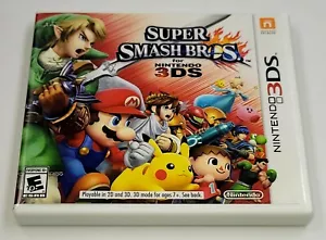 SUPER SMASH BROS NINTENDO 3DS CON MANUALE - Foto 1 di 5