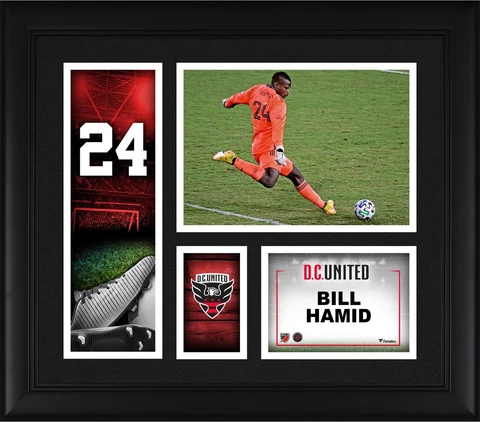 Bill Hamid D.C. United Framed 15" x 17" Player Core Collage Cover