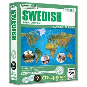 FSI: Basic Swedish (9 CDs/Book) by Foreign Service Institute / Audio Forum - Picture 1 of 3