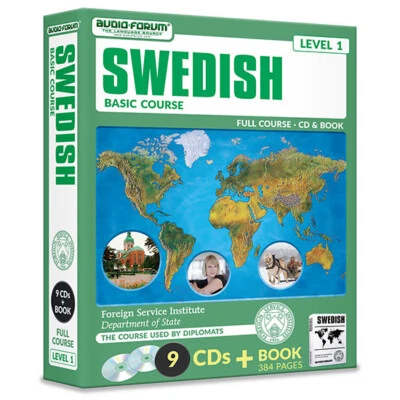 FSI: Basic Swedish (9 CDs/Book) by Foreign Service Institute / Audio Forum - Image 1 of 3
