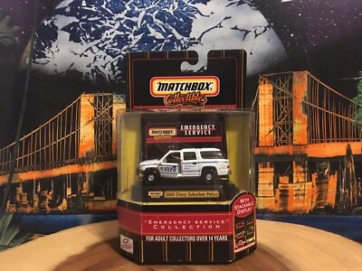 Matchbox Collectibles NYPD 2000 Chevy Suburban Police 1/64 Die-Cast (NEW) - Image 1 of 4