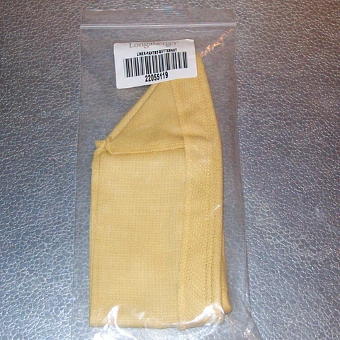 Longaberger Butternut PANTRY Basket Liner ~Made in USA~ New plus FREE SHIPPING! Cover