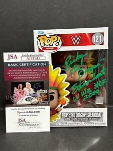 Ricky Steamboat Autograph Signed Funko Pop #121 7BAP 140 Pieces Limited