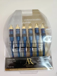 Acoustic Research RCA / S-Video combination cable (AP065) 12ft - NIB!!! - Picture 1 of 1