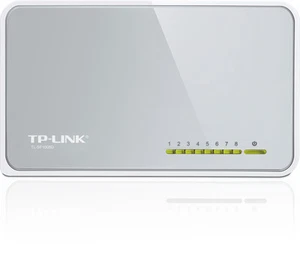 TP-Link TL-SF1008D 8-Port 10/100Mbps Ethernet Desktop Switch - Picture 1 of 3