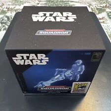 SDCC 2023 UCC STAR WARS MICRO GALAXY SQUADRON SPEEDER BIKE HOLOGRAM   1000