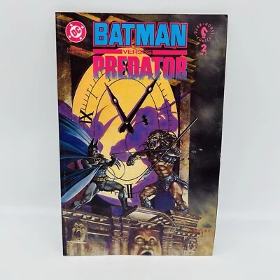 Batman vs Predator #2 DC Comics 1992 edición de lujo TPB novela gráfica de bolsillo Foto 1 de 4