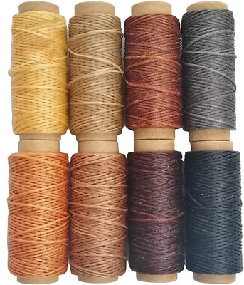 264 Yards 150D Leather Sewing Waxed Thread Cord for Leather Craft DIY 1Mm Diamet - Image 1 of 4