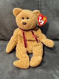 Rare Mint TY beanie baby Curly bear 1993 with multiple rare tag errors - Picture 1 of 8