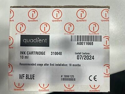 Quadient Franking Ink Cartridge 310048 WF Blue Genuine • 38£