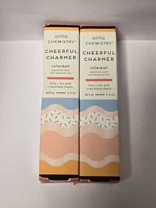 NEW 2 PACK Good Chemistry Cheerful Charmer Rollerball eau de Parfum (.25 FL OZ) - Picture 1 of 2