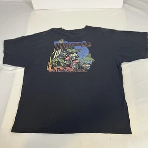 Vintage Harley-Davidson Mens Biker Holoubek Clermont Gator T Shirt 3XL - Picture 1 of 9