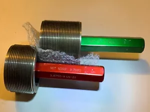 LINCOLN - THREAD PLUG SET GAGE -3.8750-8 UN-2A - Foto 1 di 5