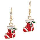 Holibanna Santa Claus Earrings Xmas Holiday Stud Earrings