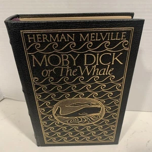 Moby Dick by Melville Collector's Edition Easton Press, Leather Bound, 1977 USA - Foto 1 di 9