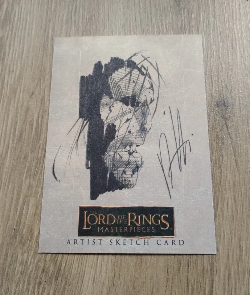 Topps Lord of the Rings Masterpieces Artist Sketch Card LOTR Sketch Card - Image 1 of 1