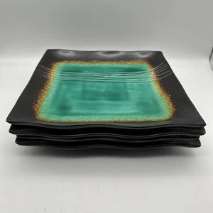 BAUM Galaxy Jade 4er Set Quadratisch Essteller 10 1/2" - Bild 1 von 5