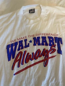 Vintage Walmart T-Shirt Size 2XL XXL Stains and Yellowing Make The Difference - Picture 1 of 8