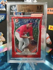 2014 Bowman Draft Red Ice Rafael Devers Red Sox RC Rookie 141/150 Beckett 9.5... - Picture 1 of 6