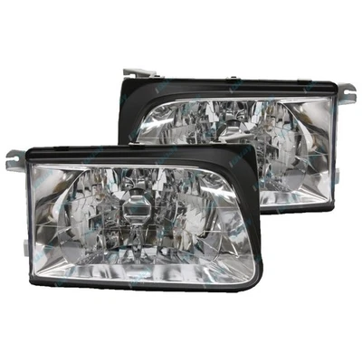 LH+RH Altezza Crystal HeadLights Pair for Holden Rodeo TF '01-'03 - image 1 of 4