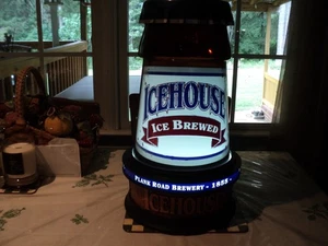 Vintage ICEHOUSE Beer Plank Road Scene Bottle MOTION Bar Light Sign " WORKING" - Picture 1 of 13