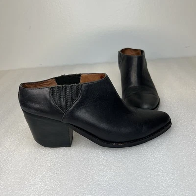Botas para mujer Jeffrey Campbell Western Block de cuero negras talla 7 Foto 1 de 4
