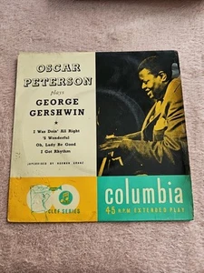 Oscar Peterson Plays George Gershwin 7" EP Columbia Records - Picture 1 of 4