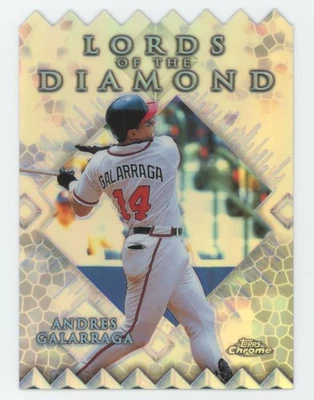 Andres Galarraga 1999 Topps Chrome Lords of the Diamond Refractor #LD13 Atlanta - Image 1 of 2
