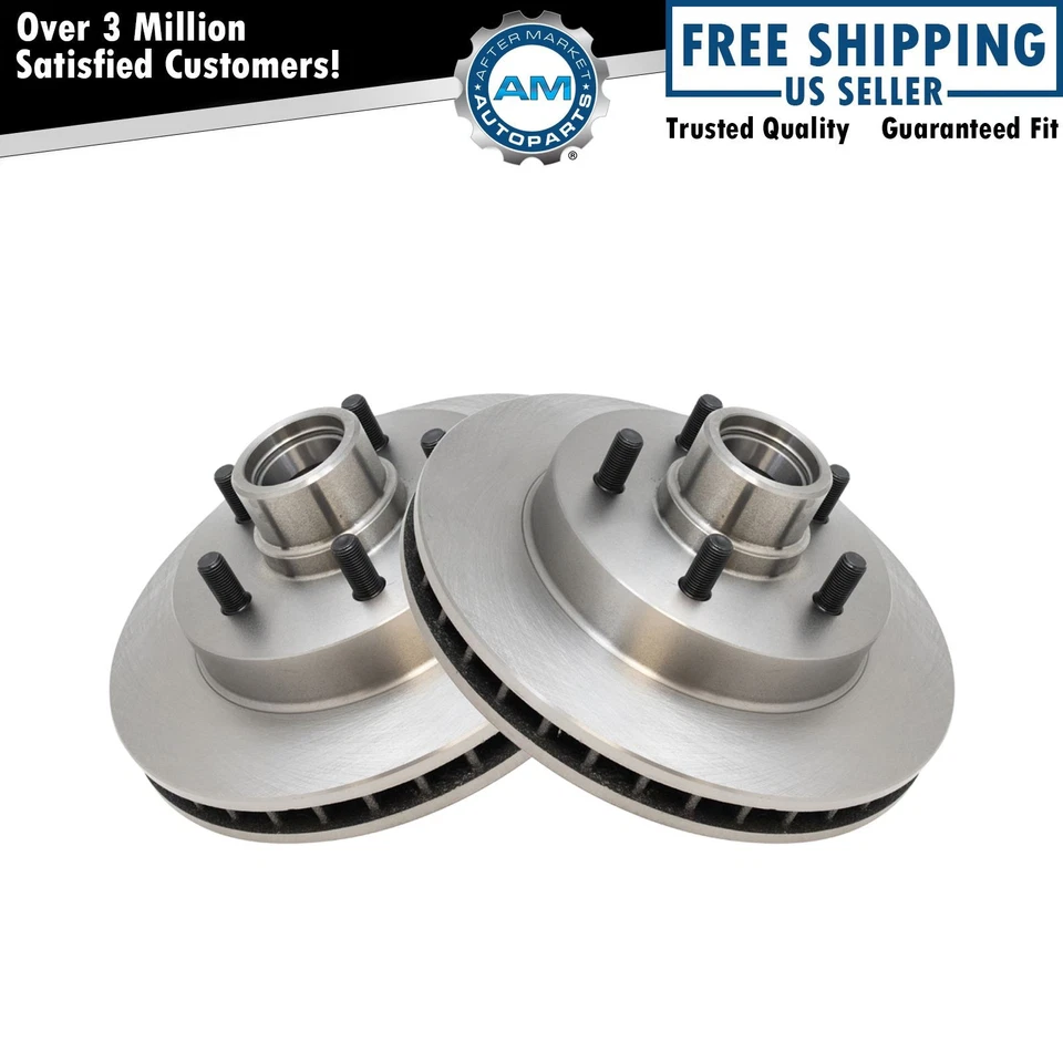 Пара передних тормозных дисков для пикапа Chevy GMC Suburban C/K 2WD 2x4 - Изображение 1 из 4