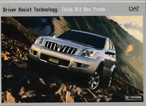 2003 TOYOTA J120 LANDCRUIsER PRADO Australian 20p Brochure GX GXL GRANDE - Picture 1 of 5