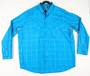 Under Armour Shirt Men 3XL Button Up Long Sleeve Loose Lightweight Performance - Picture 1 of 19
