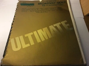 Music Book BROADWAY GOLD 75 OF BROADWAY’S BEST ALL ORGAN EDITION 1984 - Picture 1 of 4